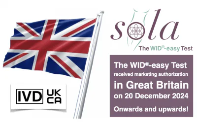 IVD UKCA-marking for the WID®-easy Test