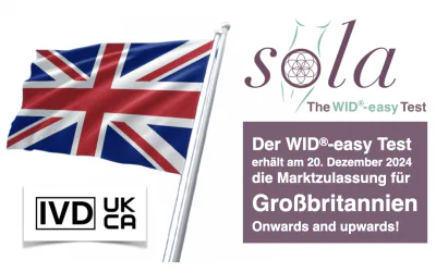 IVD UKCA-marking für den WID®-easy Test